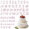 64Pcs Buchstaben Tortendeko, Buchstaben für Torte, Acryl Ziffern 0-9 Tortenaufleger Personalisiert, A-Z Torten Deko Buchstaben Tortenaufsatz Set für Hochzeit Jubiläum Party Feier (Roségold)