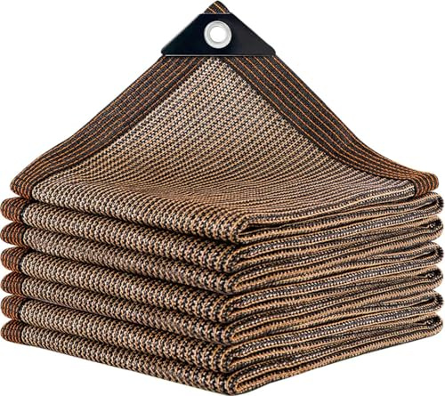 Malla para Sombra,80%Sombra Jardin,Tela Sombra Exterior,toldo Rafia,para terrazas, pérgolas, Balcones, Jardines, Plantas, invernaderos, gallineros, Exteriores