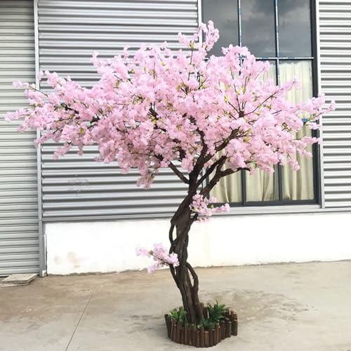GAOAZHEN Kirschblütenbaum, künstliche rosa Sakura-Blüten – perfekt für die Frühlingsdekoration zu Hause, Hochzeiten, Partys