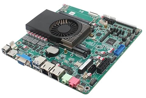 UDPTCP Carte mère DDR4, carte mère I5 8250U pour PC de bureau, prend en charge Core 6/7 génération Sky Lake U/Kaby Lake Ui3/i5/i7, M.2 (NVME/NGFF), réseau haute vitesse, alimentation stable, 1 HDMI +