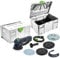 Festool RO 150 FEQ-Plus ROTEX CAMP-Set Getriebe Exzenterschleifer (575967) 720W 5mm Hub im Systainer + Schleifmittel + Zubehör