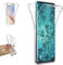 REY - Funda Carcasa Gel Transparente Doble 360º para Samsung Galaxy S10+ / S10 Plus, Ultra Fina 0,33mm, Silicona TPU de Alta Resistencia y Flexibilidad