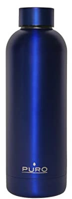 Puro Bottiglia isotermica Blu Metallico 500ml