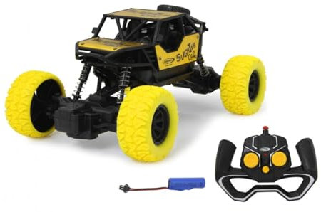 JAMARA Slighter CR2 RC Crawler Diecast 2,4GHz – gefedertes Fahrwerk, Gummibereifung, Spur einstellbar, entkoppelte Achsen, Extreme Verschränkungsfähigkeit