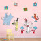 Runtoo Wandtattoo Dr Seuss Wandsticker Kinderzimmer Wandaufkleber Babyzimmer Lesezimmer
