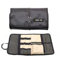 MIDOGAT Electronics Organizer, UltraLight Roll Organizer, Cable Carrying Case, Small Electronics Accessories Roll Up Pouch for Hard Drives Earphone Cables Charger SD Memory Cards (Black)