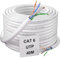 Soibke Ethernet Cable 40m, Cat 6 External Long LAN Internet Cable High Speed 40m RJ45 Cable 1Gbps 23AWG UTP Network Cable Outdoor Waterproof Bulk Patch Cord White