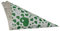 Spitztüten aus Papier Motiv Grüne Herzen PGV Länge ca. 23 cm für ca. 250 g Inhalt (100 Stück)