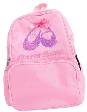 VALICLUD Umhängetasche Mädchen Sarti Rosa Tanztasche Mädchen Tasche Rosa Rucksack Für Kindergartentasche Schultasche Für Tanzsäcke Für Ballettsack Balletttasche Kleinkind Kleines Mädchen