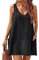 Vestido de Playa para Mujer Sin Mangas Suelto Ropa de Baño Playa Traje de Baño Vestido de Bikini Camisolas y Pareos Beach Bikini Cover up Mujer Vestido Corto de Playa Mujer Algodón Pareos