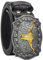 INOGIH Western-Cowboy-Gürtel für Damen und Herren, Vintage-Blumen-Gravur, Stierkopf-Schnalle, Cowgirl-Taillengürtel für 63,5 bis 96,5 cm Taille, Schwarz, For Waist 27-32 in