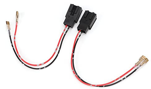 207 Adaptateur de Fil de Haut-parleur Connecteur de Haut-parleur Harnais Abs Paire 12V 3A 10W Adaptateur de Faisceau de Câblage de Haut-parleur de Porte de Voiture avec