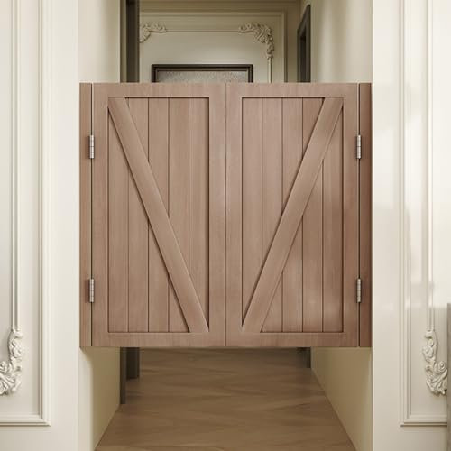 Porte Battante Interieur Saloon Porte Battante Double Très Haute, Portes Demi-salon En Bois Pour Porte, Cuisine De Restaurant, Balcon Et Bar Pur, Portes De Café De Douche Modernes(H 32in(80cm),W 46in(