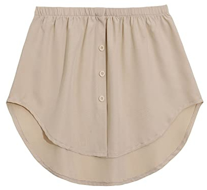 AMDOLE Cache-sommier pour lit réglable - Taille supérieure - Avec bande élastique - Pour femme - Jupe crayon grande taille, beige, S