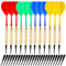 SUNOYA Dartpfeile mit kunststoffspitze für Elektronische Dartscheibe, 12 Stück Soft Darts Pfeile Set 18 Gramm Profi Softdarts mit Aluminium Schäften und 100 Kunststoffspitze