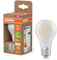 Osram Energy Class nella classica forma a lampadina, 2,2 W / 470 lm, EEK A, luce bianca calda (2700 K), CRI 80, in vetro satinato senza piombo, attacco E27, IP20, diametro 60 mm, dimmerabile.