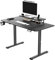 Ultradesk - Grand Bureau Gaming - Highlander - Bureau Informatique Construction en Acier - Espace pour Deux Moniteurs - Meuble Rangement Bureau - Accessoire Bureau - 120x60 cm - Noir