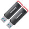 fanxiang Clés USB 128Gox2 pièces, Clé USB 3.0, Vitesse de Lecture de la clé USB Jusqu’à 200MB/s, clé USB en métal pour PC, Ordinateur Portable, Ordinateur, Voiture, TV F309