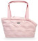 Record - Borsa per Cani e Gatti Sofi. Trasportino impermeabile, imbottito. Borsa per Cani con guinzaglio di sicurezza e fondo rimovibile.Fino a 6 kg | Rosa, 37 x 17 x 26 cm