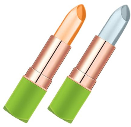 MOTHNUR 2stücke Temperaturwechsel Lippenstift Farbwechselnder Aloe Lip Gloss Für Feuchtigkeitsspendende Lippenpflege Natürliches Aussehen Und Langanhaltende Wirkung