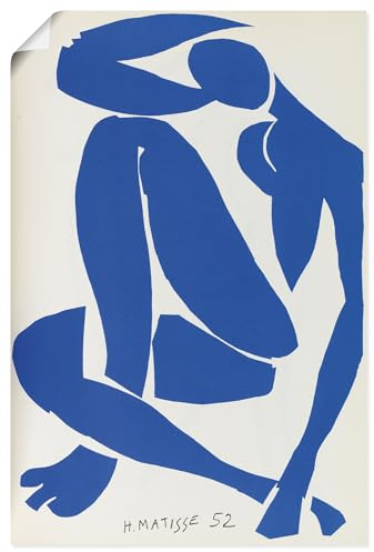 ARTLAND Wanddeko Poster & Kunstdrucke Wandposter 60x90 cm Abstrakte Kunst Frau Akt Verve IX, No. 35/36 Klassische Moderne Henri Matisse U5LU