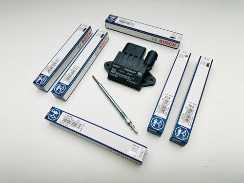 OE Glühkerzenrelais & 6 x Stecker kompatibel mit Mercedes R-Klasse 3.0 CDI OM642 IGP/ME/009A