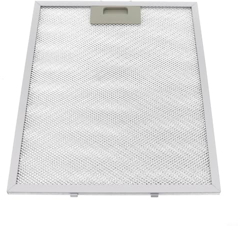 HpLive 1/2 Stück Dunstabzugshaube Fettfilter 340x280x9mm Edelstahl Metallfilter 5-Schicht Ölfilter Ersatz für Abzugshaube Zubehör(2pcs)
