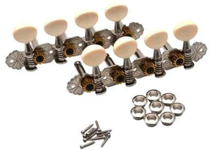 Generic Mandoline Mécanismes d'accordage pour instruments à 8 cordes avec configuration 4L et 4R Argenté