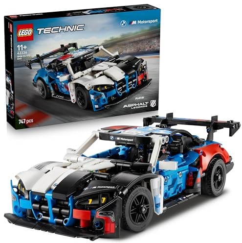 LEGO Technic BMW M4 GT3 EVO Rennwagen - Modellbausatz mit V6-Motor, Lenkung & öffnenden Türen - Gaming Geschenk für Jungen ab 11 Jahren & Jugendliche Motorsport Fans - 42226