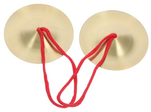 BESPORTBLE Platillos de Dedo de Aleación para Resistentes y Duraderos Instrumento Musical Pequeño para Baile y Fiestas Diseño Fácil de Usar