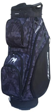 Benross By American Golf Cart Pro 7.0 Golf Cart bag – Lightweight Trolley Golf Bag with 14-Way Dividers, Multiple Storage Pockets, Rain Hood & Lift Assist Handles