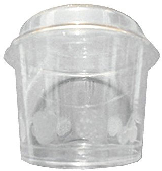 PZ 100 BICCHIERE COPPETTE DI PLASTICA CC 150 + COPERCHIO PER MACEDONIE YOGURT E GELATI TRASPARENTI COLORATE PLASTIC CUP FOR ICE CREAM