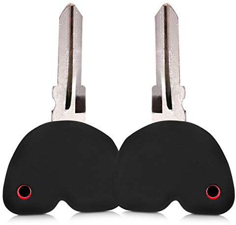 kwmobile Hülle kompatibel mit Piaggio Vespa Motorradschlüssel - Motorroller Schlüssel Schutzhülle - Schlüsselhülle Silikon Cover