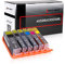 Logic-Seek 6X XXL Tintenpatrone kompatibel für PGI580 CLI580 Multipack für Canon Pixma TR8550 TS705 TS6350 TS8350 TS9150 TS9550