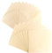 Ideen mit Herz Grußkarten-Set | Perlmutt-Veredelung | 10 Karten ca. 250 g/m² + 10 Umschläge ca. 120 g/m² | In Creme | 16 cm x 16 cm