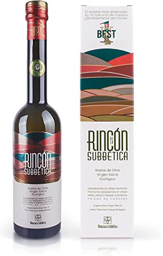 Rincón de la Subbética - Huile d’Olive Vierge Extra - DOP Priego de Córdoba -Bouteille 500 ml - Lauréate 2024 Prix Aliments d’Espagne (500 ml)
