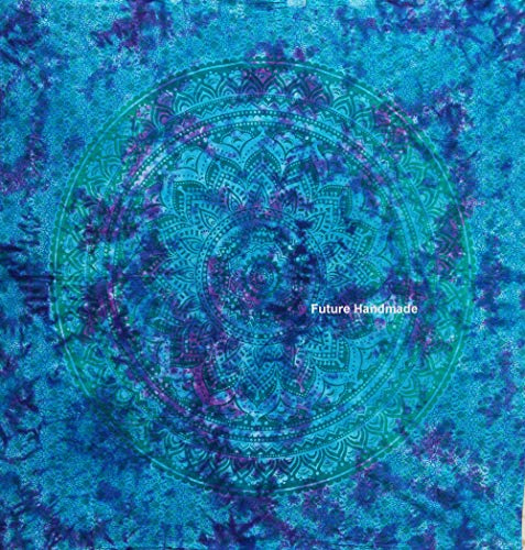 FUTURE HANDMADE Wandteppiche Indischer Hippie Bohemian Psychedelic Mandala Wandbehang Bettwäsche Tapisserie
