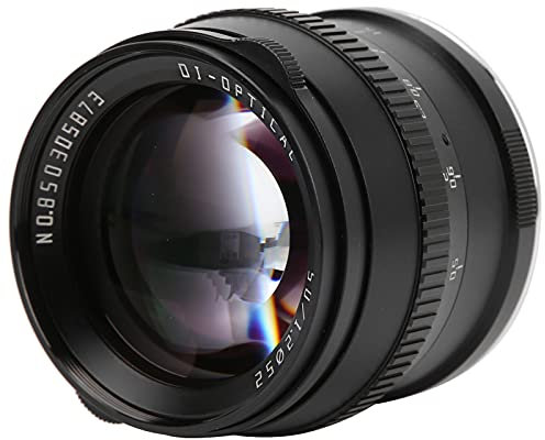 50 Mm F1.2-Objektiv mit Manuellem Fokus Weitwinkelobjektiv L-Mount-Kameraobjektiv, Micro-Einzelporträt-Objektiv mit Großer Blende, für Leica SL/SL2/SL2S-Kamera