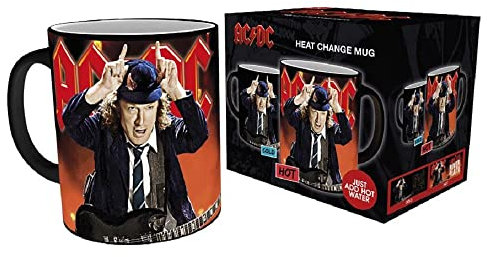 AC DC - Tasse - Live At River Plate - Kaffeebecher - Logo - Thermoeffekt Mug - Geschenkbox