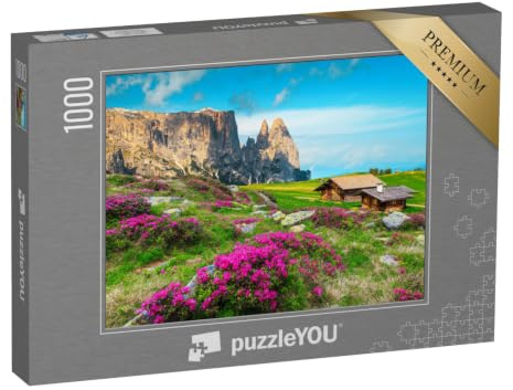 puzzleYOU: Puzzle 1000 Teile „Seiser ALM, Dolomiten, Italien“ – aus der Puzzle-Kollektion Dolomiten