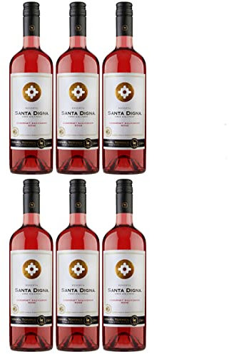 Miguel Torres Santa Digna Reserva Cabernet Sauvignon Rosé Roséwein Wein Trocken Chile I Versanel Paket (6 x 0,75l)