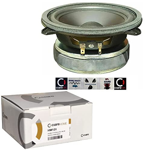 NSC 1 woofer compatibile con CIARE HW131 HW 131 13,00 cm 130 mm di diametro 70 watt nominali 180 watt massimi 8 ohm, 1 pezzo