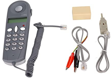Probador de Línea Telefónica, Probadores de Circuito, Kit de Herramientas de Telecomunicaciones, Probador de Cable de Red para Línea Fija de Oficina en Casa, Herramientas de Telecomunicaciones, Juego