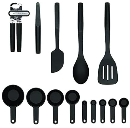 KitchenAid Universal Werkzeug- und Gadget-Set, 14-teilig, schwarz