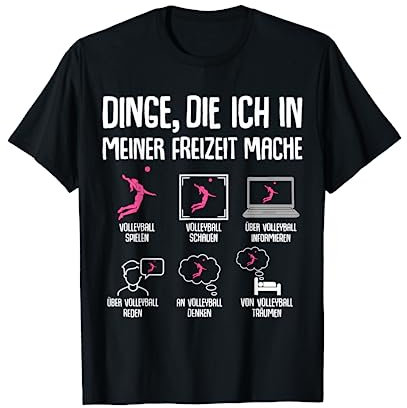 Volleyballerin Volleyball Mädchen Damen T-Shirt