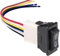 Gebildet Interruttore finestrino universale a 5 pin Interruttore a bilanciere principale controllo auto con interruttore e cablaggio Interruttore momentaneo sollevatore in vetro DC 12V