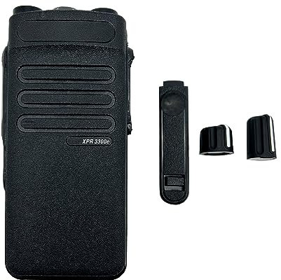 Schwarzes XPR3300E Reparaturgehäuse Frontabdeckung kompatibel für XPR3300e Radio