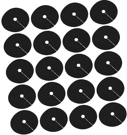 YARNOW 20 Piezas Paño De Tierra Anillo Redondo Antihierba Anillo De Control De Malezas De Jardinería Esteras De Malas De Protección De Árboles Tela No Tejida Paño De Control Ronda