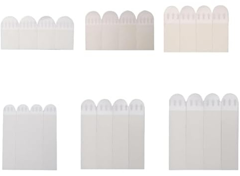 PMELCXD Large Picture Hanging Strips Heavy Duty, 72 Pairs No Nails Frame Hanging Strips 6 size Heavy Duty Hooks Double Sided Sticky Pads Photo Strips for Wall Picutre No trace double-sided tape
