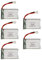 Nachukan Batterie Rechargeable 952540 1000mAh 3.7V RC pour Drone X5 X5C X5SC M68 CX-30-batterie UAV Quadrirotor RC pour Drones V931 TK